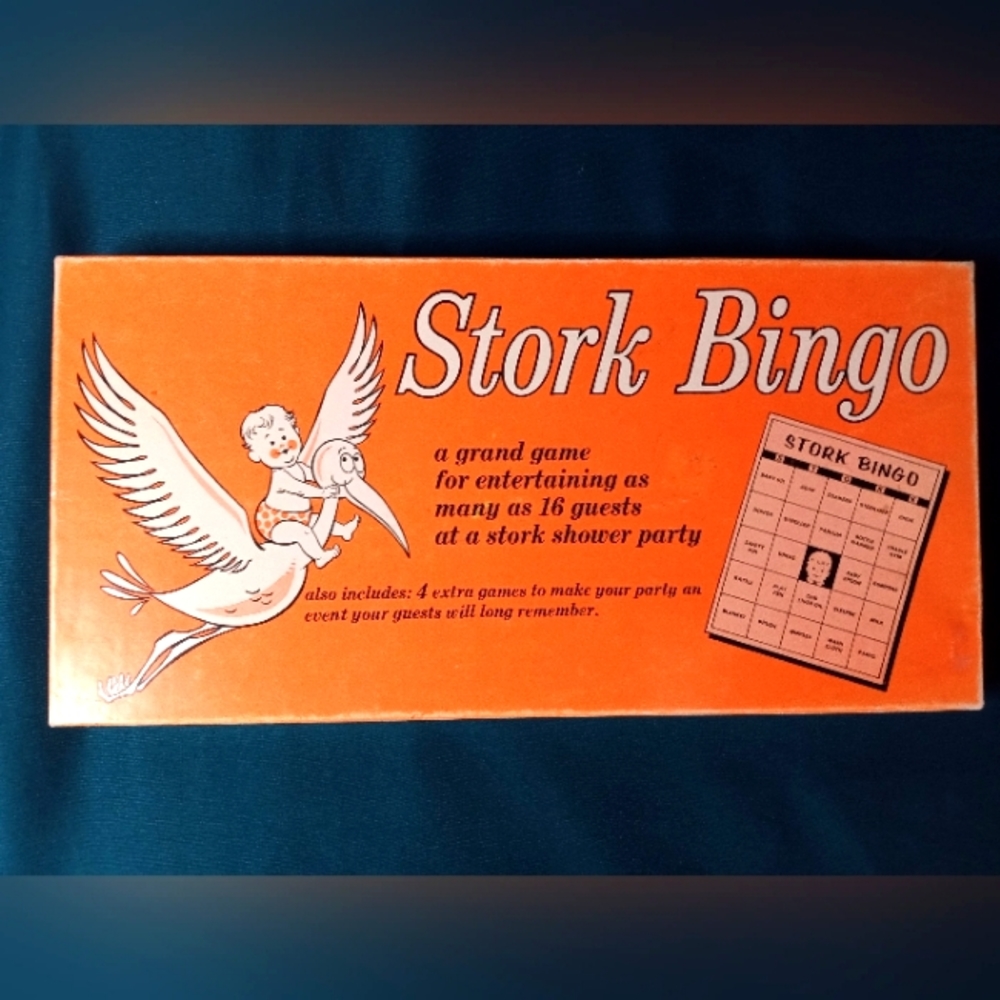 Vintage game- STORK BINGO